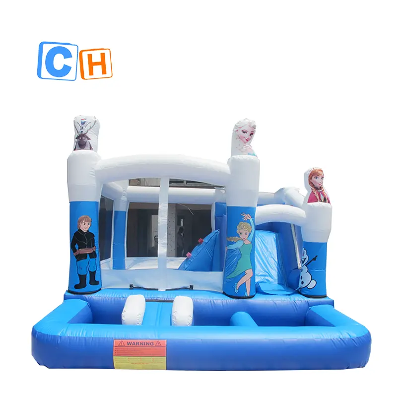 CH en stock piscine gonflable de videur, maison pleine d'entrain adaptée aux besoins du client sautant le videur humide pour la fille