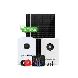 Système <span class=keywords><strong>d</strong></span>'énergie solaire hybride hors réseau 5KW 10KW 15KW Panneaux solaires avec batterie et onduleur Kit solaire complet pour <span class=keywords><strong>la</strong></span> <span class=keywords><strong>maison</strong></span> - Product Image 1