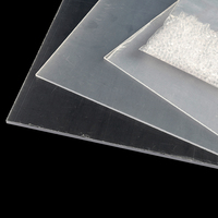 Azulejos de techo transparente PS LED transparente Perspex Panel de luz difusa impermeable ignífugo termoformado hojas de plástico corte personalizado