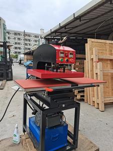 Máquina de Prensa de Calor para Camisetas J de Doble Estación, Neumática, Semi-Automática, Nueva, 2 Funciones, 40*60cm - Product Image 3