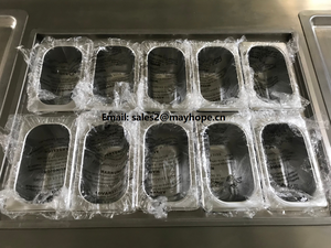 NSF Chảo Phẳng Hiệu Quả Cao Được Chứng Nhận Máy Làm Kem Cuộn Thái Lan Làm Kem Cuộn Thái Lan - Product Image 4