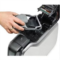 Imprimante de cartes plastiques recto-verso ZC300 300 dpi avec interface USB en stock et garantie de 2 ans pour cartes d'employé et de sécurité sociale