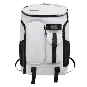 Nouveau <span class=keywords><strong>sac</strong></span> à <span class=keywords><strong>dos</strong></span> de <span class=keywords><strong>sport</strong></span> unisexe en denim imperméable, tendance urbaine, motif lettres, doublure en polyester, bretelles incurvées, grande capacité - Product Image 5