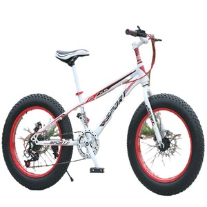 Vélo de montagne sportif de 20 pouces avec pneus larges de 4,0 pouces, fourche à suspension, vélo unisexe pour adultes avec levier de vitesses et selle confortable - Product Image 1