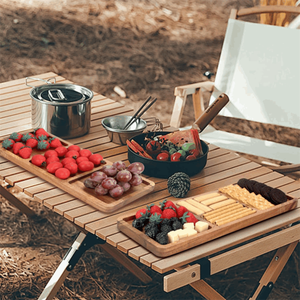 Plateau de présentation de fromages en bois moderne assiette à <span class=keywords><strong>brunch</strong></span> sculptée et plateau de service de fruits pour le salon en gros - Product Image 6