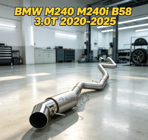 Silenciador de Escape Catback de Alto Flujo con Puntas de 4.5 Pulgadas, Sonido Profundo, Tubo de Acero Inoxidable para BMW M240 M240i B58 3.0T 2020-2025, Tuning de Escape - Product Image 1