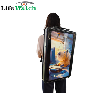 Di chuyển di động hiển thị kỹ thuật số màn hình LCD Ba lô con người đi bộ biển quảng cáo - Product Image 5