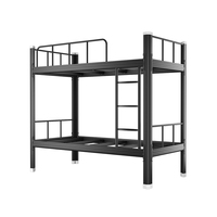 Lit superposé double avec escalier et structure robuste pour adultes ou adolescents, facile à assembler et conçu pour durer