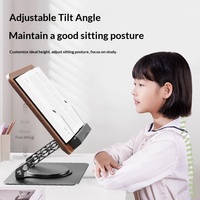 Étagère de lecture rotative en bois pour enfants ZJH avec support multifonctionnel pour tablette
