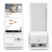 Kiosque de paiement automatique 15,6 pouces avec SDK, reconnaissance faciale, Android, machine de caisse tout-en-un pour restaurants, hôtels, magasins