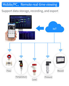 Ss304 Ip65燃料ディーゼル水差圧トランスデューサー0-2.5Mpa 4-20mA RS485 0-10V差圧センサートランスミッタ - Product Image 6