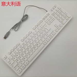 Nga Tiếng Anh Tiếng Ả Rập Tiếng Pháp Ý Đức Tây Ban Nha Bồ Đào Nha Đan Mạch Thái Lan Sô Cô La Bàn Phím Có Dây - Product Image 5