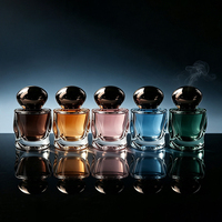 Flacon de parfum en verre de qualité supérieure 30 ml 100 ml, forme torsadée, impression de logo personnalisée, vente en gros avec emballage en boîte