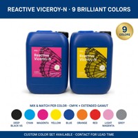 Encre réactive Viceroy N authentique SPGPrints, tambour de 10 kg pour l'impression numérique textile Kyocera KJ4B sur coton, soie, viscose