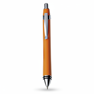 Penna a Sfera in Metallo Arancione con Inchiostro Nero, Penna Promozionale Originale, Corpo Resistente e Elegante - Product Image 2