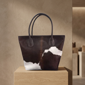 Sac fourre-tout en cuir de vache - Product Image 3