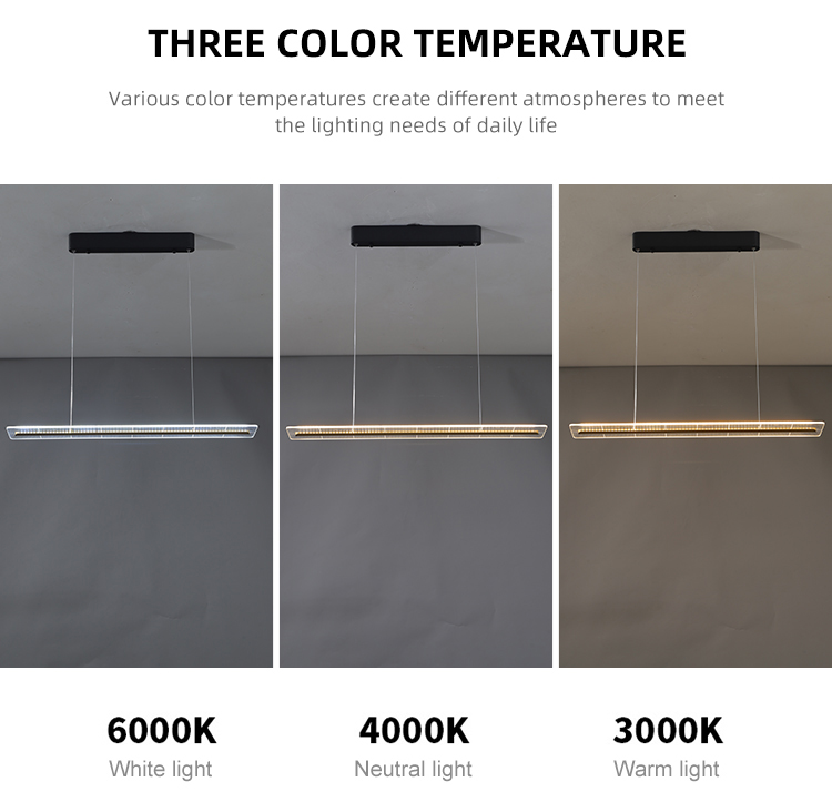 Europe Simple Style Minimalist Decoration Golden Acrylic Modern LED Chandelier Pendant Light Fixture
