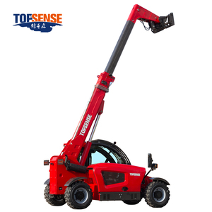 รถยกเทเลสโคปิคสำหรับพื้นที่ขรุขระยี่ห้อ Topsense ของจีน ขนาด 6 เมตร ผลิตในจีน ใช้เครื่องยนต์ Perkins รับน้ำหนักได้ 2.5 ตัน มาตรฐานยูโร 5 - Product Image 2