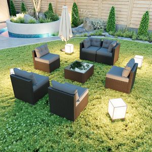 ガーデンソファセット屋外家具高級モダンパティオ - Product Image 4
