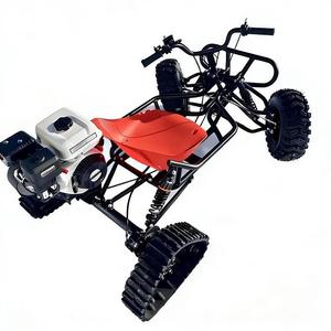 Kart de course hivernal Snowfield Steel Go Kart avec une vitesse maximale de 35 km/h et une capacité de 150 kg pour les stations de ski professionnelles et les pistes de glace - Product Image 3