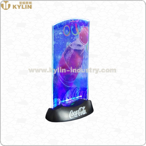 Chiếu Sáng Hiện Đại LED Backlit Acrylic Bảng Đứng Di Động Kinh Doanh Đơn Đăng Chủ Cho Văn Phòng Rượu Vang Thanh Disco Quán Rượu - Product Image 2