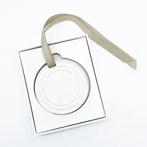 Désodorisant céramique parfumé avec logo personnalisé populaire en option pour voiture/maison - Product Image 1