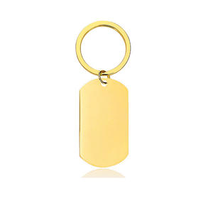 Porte-clés en métal gravé au laser personnalisé, pendentif en alliage de zinc, étiquette de luxe pour animaux de compagnie avec logo personnalisé, cadeau tendance pour les fêtes et les vacances - Product Image 4