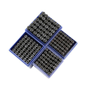 36-टुकड़ा पंचटूल स्टील स्टैम्पिंग गहने उपकरण और उपकरणों की संख्या के लिए बोल्ड लेटेड अंग्रेजी नंबर - Product Image 1