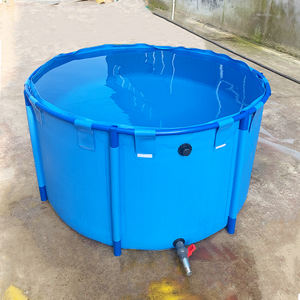 Serbatoio per pesci in PVC resistente con struttura in metallo, stagno d'acqua pieghevole per l'acquacoltura e l'allevamento di <span class=keywords><strong>Koi</strong></span> - Product Image 2
