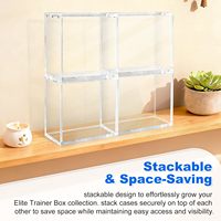 Boîte d'entraînement Elite (ETB) – Vitrine moderne en acrylique haut de gamme, personnalisable, légère, finition polie pour la décoration intérieure, sur mesure