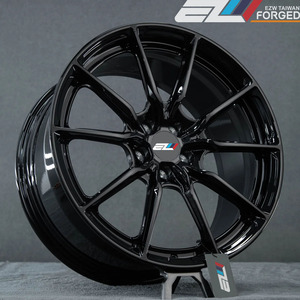 Acroxx Custom Forged <b>One</b> Piece Gloss <b>Black</b> Wheels 15-24Inch 5x112 5x114.3 5x120 5x130 Fit Sedan SUV - Product Image 2