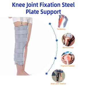 Inmovilizador de Rodilla Confortable con Placa de Acero para Estabilidad Articular y Fractura de Menisco, Soporte Ortopédico para Miembro Inferior - Product Image 3