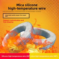 Tube chauffant en silicone mica haute température 500 degrés, résistant au feu et aux flammes, pièces de chauffage électromagnétique, 2,5 kg
