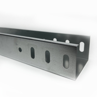 Bandeja de Cables de Acero Galvanizado Perforado Multiusos Industrial para Instalación de Cables y Múltiples Ubicaciones, Tamaños Personalizables
