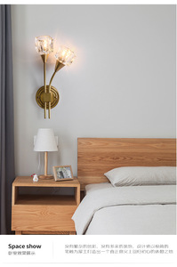 Moderno contratado todo cobre lámpara LED de pared balcón pasillo escalera puerta personalidad creativa Sala <span class=keywords><strong>luces</strong></span> decorativas - Product Image 5