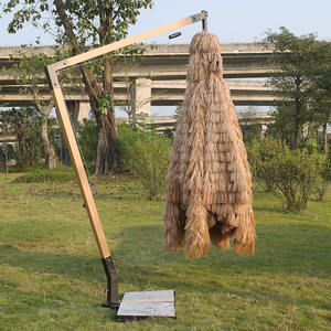 Sombrilla de <span class=keywords><strong>Patio</strong></span> Personalizada con Base, Tipo Cantilever, de Paja, Resistente al Viento e Impermeable, de Alta Gama, Gran Tamaño, Venta Caliente de Fábrica 2026 - Product Image 5