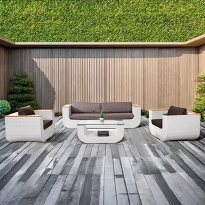 Proveedor al por mayor Rattan Mimbre Jardín Sofás Salón Terraza Ocio Muebles Al Aire Libre Sofá Set - Product Image 1