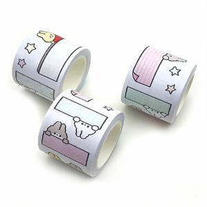 Duy nhất bên in tem cuộn in băng giá rẻ mòn tùy chỉnh Nhật Bản Washi Băng - Product Image 2