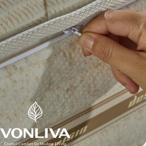 Vonliva <span class=keywords><strong>Materasso</strong></span> Best Seller per Letto Singolo, Matrimoniale e King Size, in Memory Foam e <span class=keywords><strong>Lattice</strong></span> Naturale, Compresso in Scatola per Appartamenti - Product Image 5