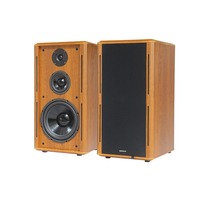 KYYSLB Enceinte audiophile Hi-Fi trois voies de 10 pouces, enceinte bibliothèque haute fidélité, enceinte audio sur pied