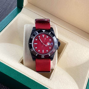 Montre mécanique automatique de luxe pour homme, personnalisée, de marque OEM, noire, style guerrier - Product Image 2