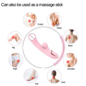 USB-Aufladbarer 12-Frequenz Wasserdichter IPX7 Multi-Speed Vibrator Ganzkörper-Fitness-Massagegerät für Frauen G-Punkt Paar-Dildos 45dB - Product Image 3