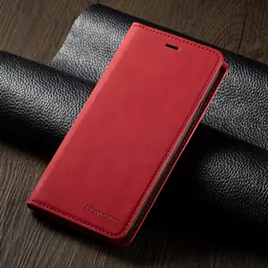 High quality Leather Phone Cases For iPhone XSmax Book Flip Wallet Phone Case Cover with Card Slots Holders PU flip cover wallet