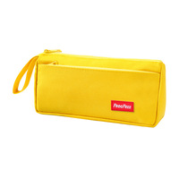 Trousse à crayons simple de couleur unie pour étudiants, logo personnalisé, vente en gros d'usine, étui à crayons créatif, pochette à crayons