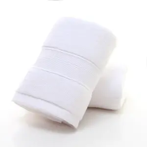 Новинка, гостиничные хлопковые белые атласные полотенца для сауны с высоким впитывающим содержанием египетского хлопка, банное полотенце для отеля, набор мягких полотенец