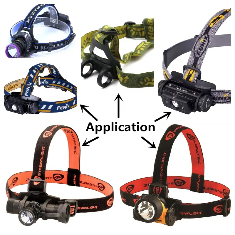 Factory production and wholesale webbing buckles Head worn seat belt webbing Nylon is flat webbing strap