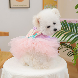 PETCIRCLE Ropa para Perros, Falda de Tul Rosa y Morada con Diseño de Conejo - Product Image 3