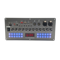 Carte amplificateur audio Bluetooth personnalisée avec entrée USB, carte TF, MP3, micro, guitare, panneau de contrôle de système de sonorisation karaoké OEM