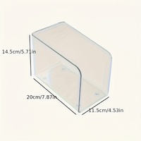 Serre-livres en acrylique transparent, organisateur de livres et de dossiers de bureau, porte-documents transparent, étagère de bureau et support de rangement pour le bureau