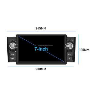 Autoradio Android 2 Din Podofo 2+64 Go, écran tactile 7 pouces, CarPlay et Android Auto pour Fiat Punto 2005-2009/Linea 2007-2011 - Product Image 5
